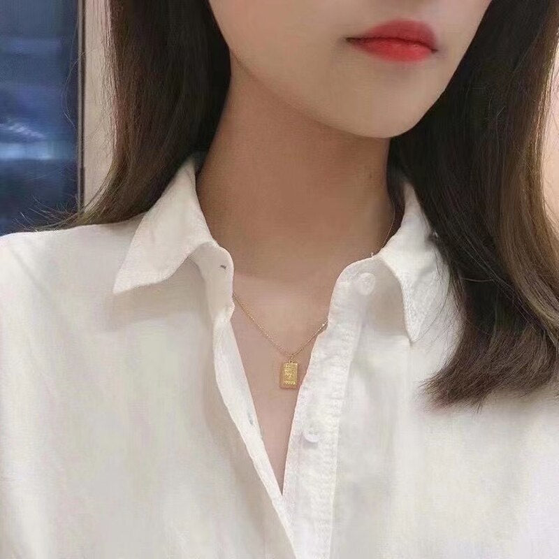 Real 18K gold pendant