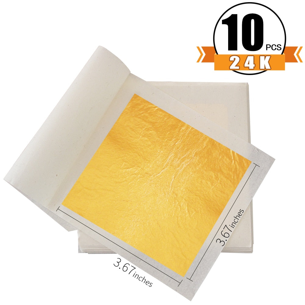 24K Gold Foil 10 pcs