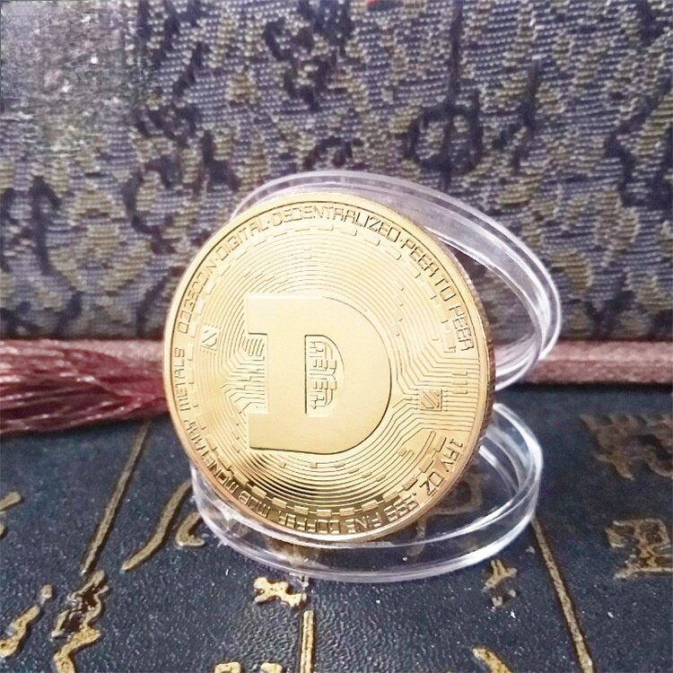 Dogecoin new style gold plated