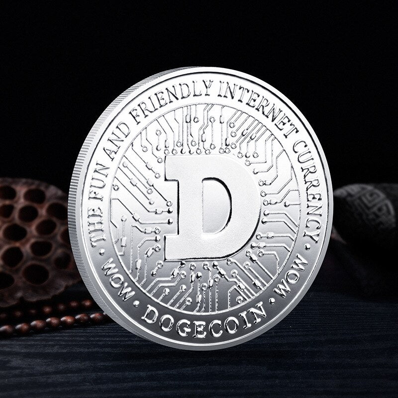 Dogecoin Gold and silver plated