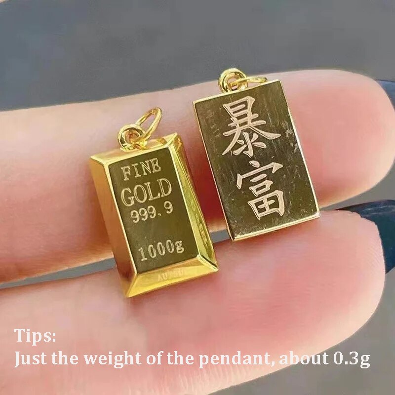 Real 18K gold pendant