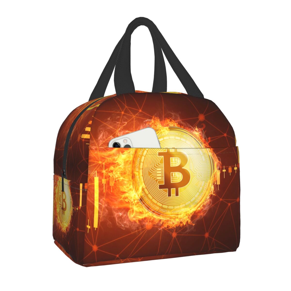 Cryptocurrency Bitcoin Altcoin  Lunch Bag,