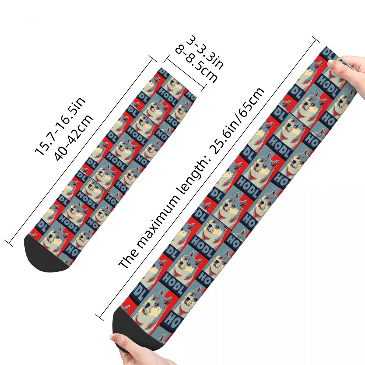 Socks DOGE Dogecoin themed