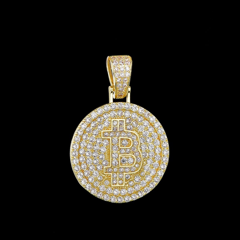 New Bitcoin Pendant Necklace