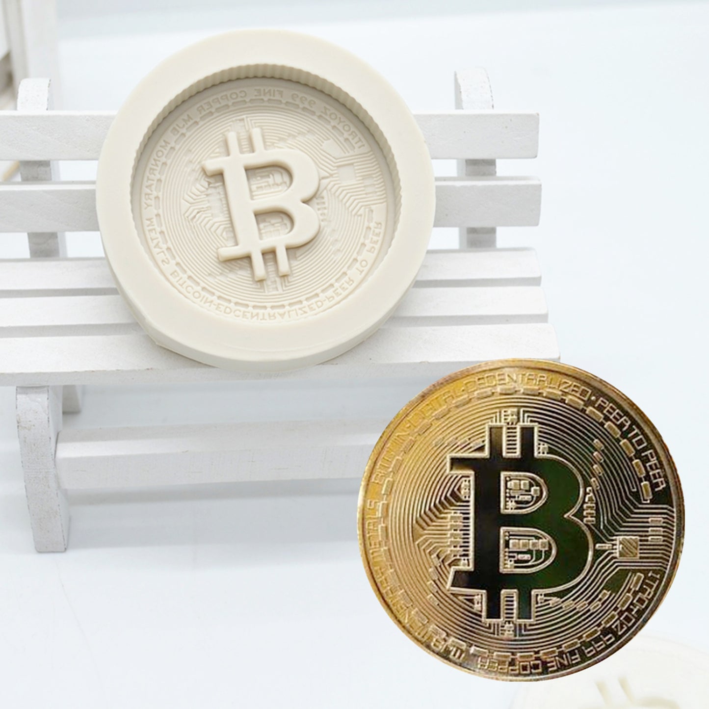 3D Bitcoin Silicone Kitchen Accessories