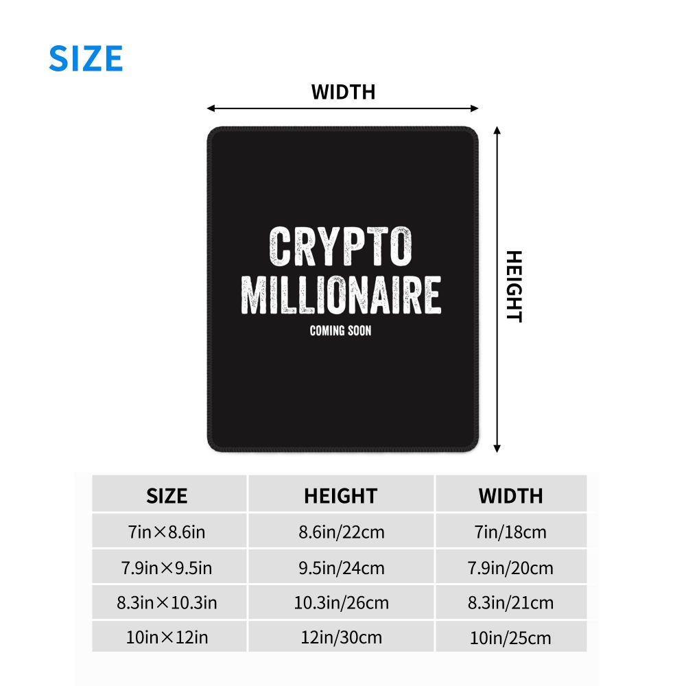 Crypto Millionaire Mouse Pad