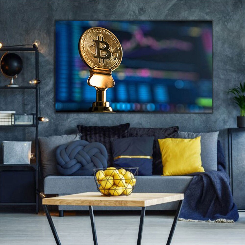 Bitcoin Painting Wall Art