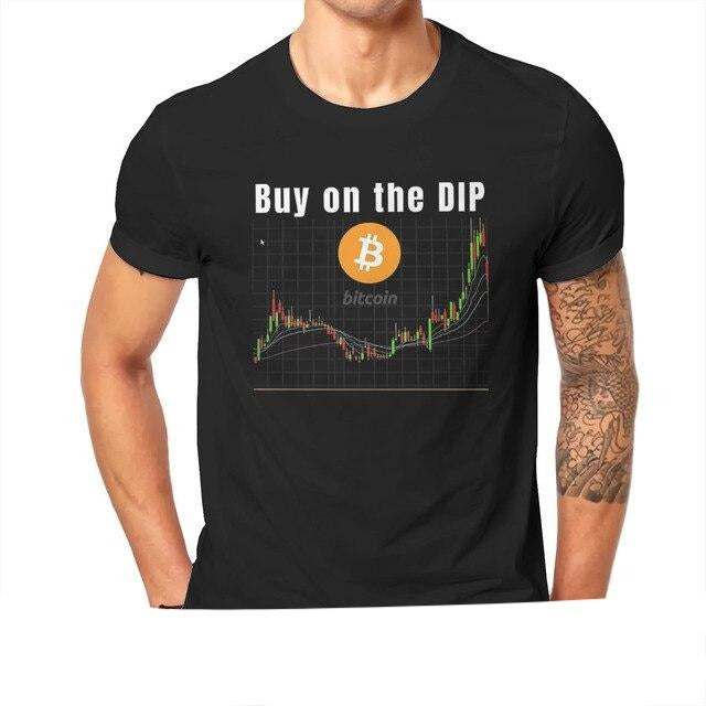 Bitcoin buy on the dip t-shirt 19c