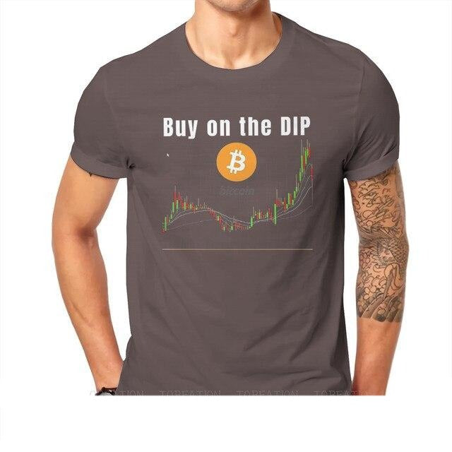 Bitcoin buy on the dip t-shirt 19c