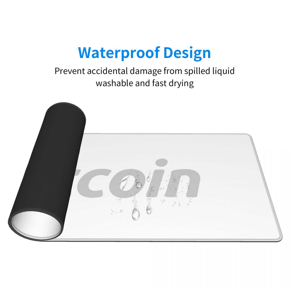 Bitcoin Long Mouse Pad