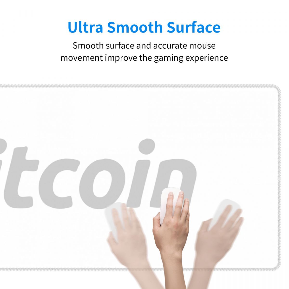 Bitcoin Long Mouse Pad