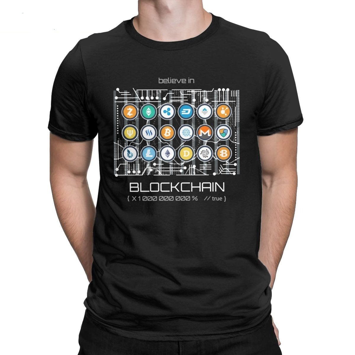 Blockchain Cryptocurrency t-shirt 20c