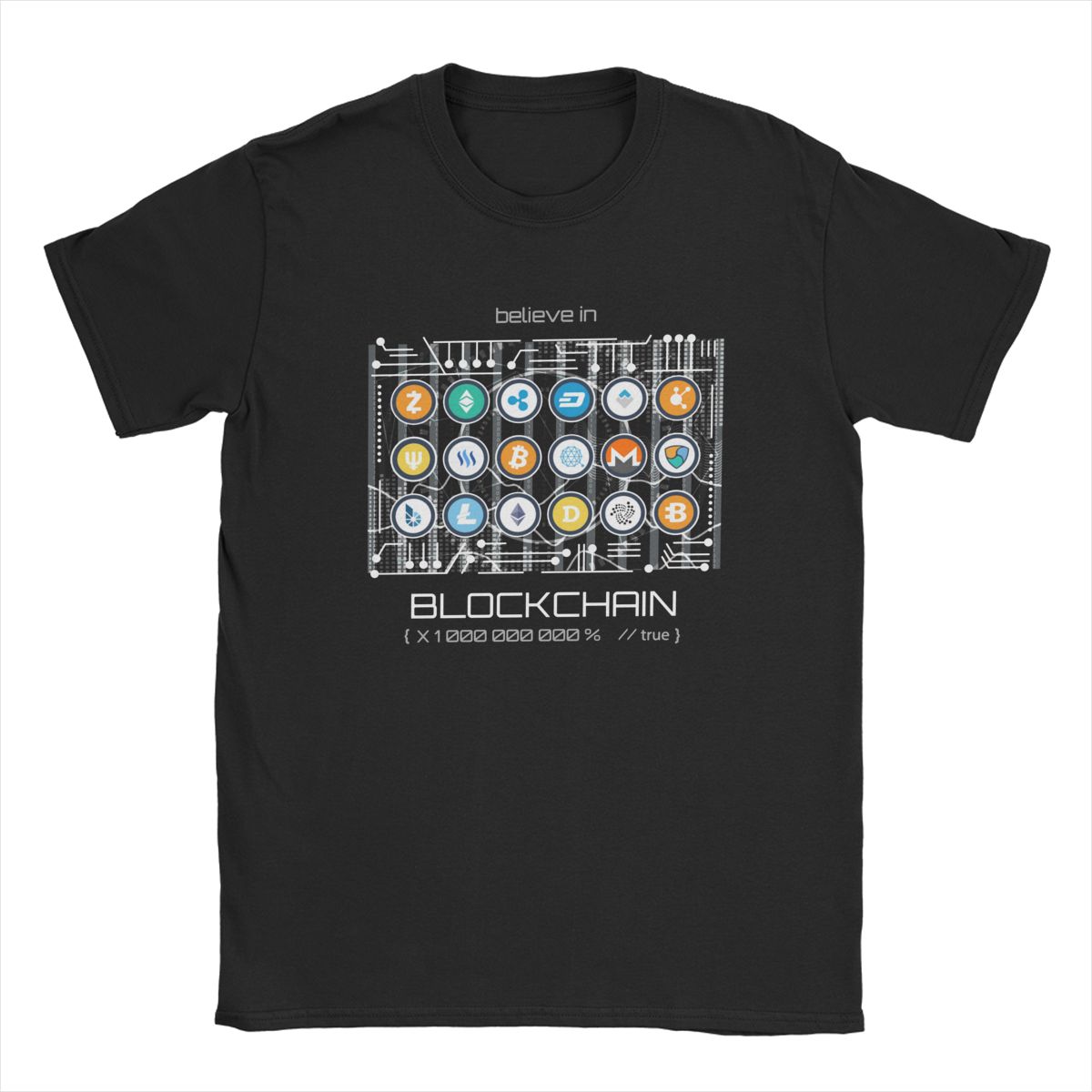 Blockchain Cryptocurrency t-shirt 20c